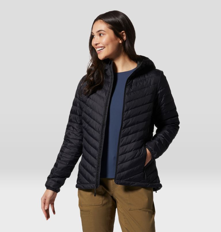 Women's Glen Alpine Down Hoody, Color: Black, image 9