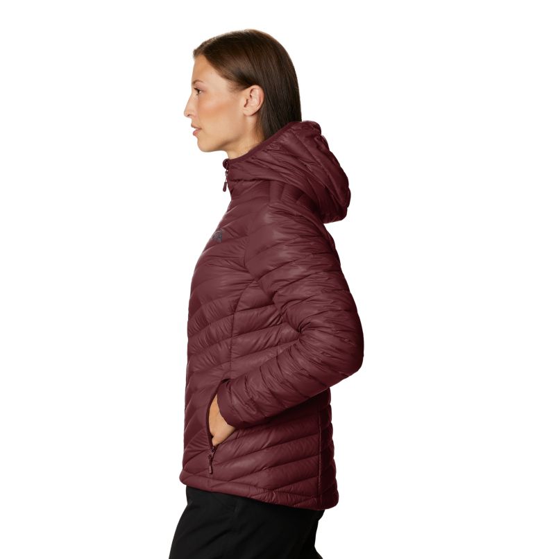 Thumbnail: Manteau à capuchon matelassé Glen Alpine Femme, Color: Smith Rock, image 3