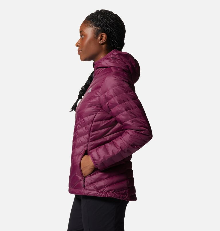 Thumbnail: Glen Alpine Down Hoody | 616 | S, Color: Marionberry, image 3