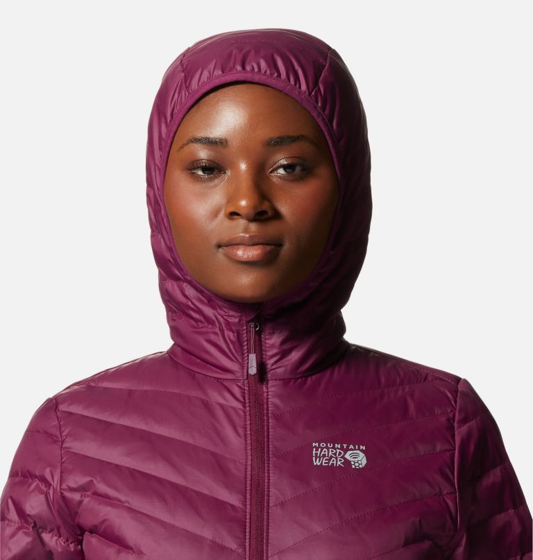 Thumbnail: Glen Alpine Down Hoody | 616 | S, Color: Marionberry, image 4