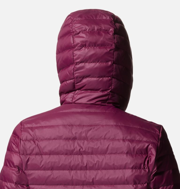 Manteau à capuchon matelassé Glen Alpine Femme, Color: Marionberry, image 6