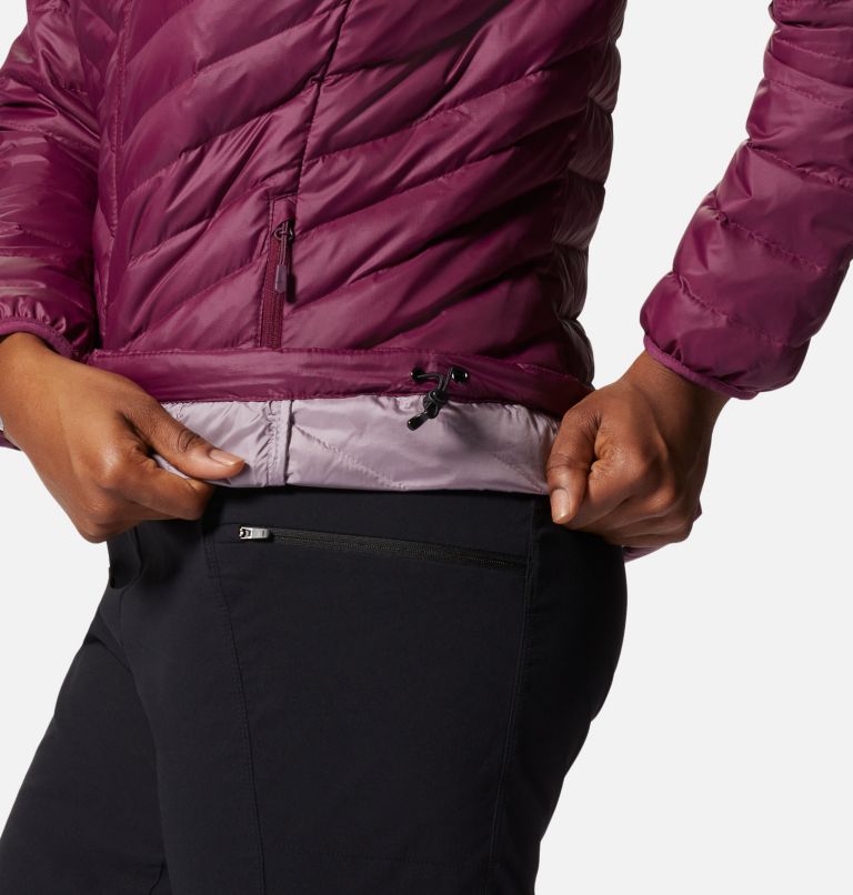 Manteau à capuchon matelassé Glen Alpine Femme, Color: Marionberry, image 8