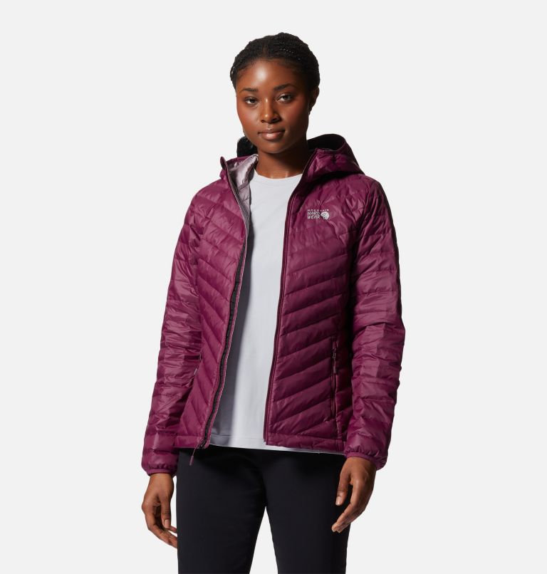Thumbnail: Glen Alpine Down Hoody | 616 | XS, Color: Marionberry, image 10