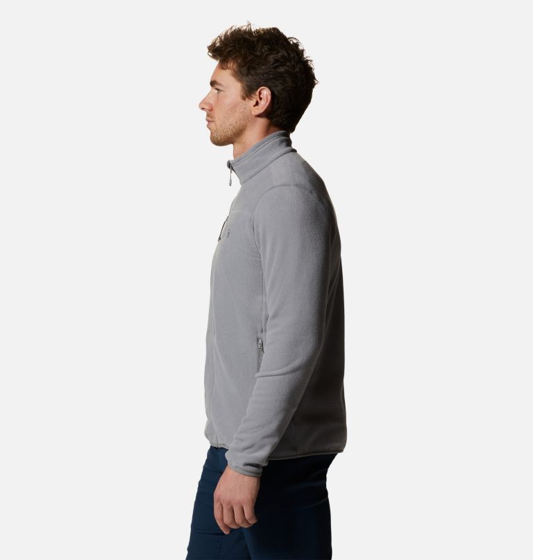 Men's Wintun Fleece Jacket, Color: Manta Grey, image 3