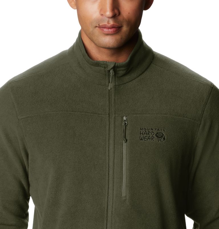 Men's Wintun Fleece Jacket, Color: Dark Army