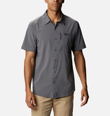 Men's Triple Canyon&trade; II Solid Short Sleeve Shirt Triple Canyon&trade; Solid Short Sleeve II | 271 | M, City Grey, front