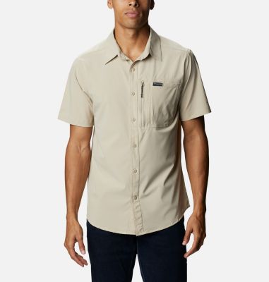 Men's Triple Canyon&trade; II Solid Short Sleeve Shirt Triple Canyon&trade; Solid Short Sleeve II | 271 | M, Ancient Fossil, front