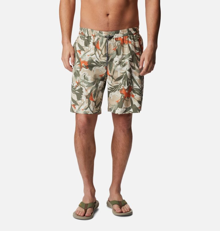 Men's Summerdry Boardshorts, Color: Ancient Fossil Floriculture, image 1