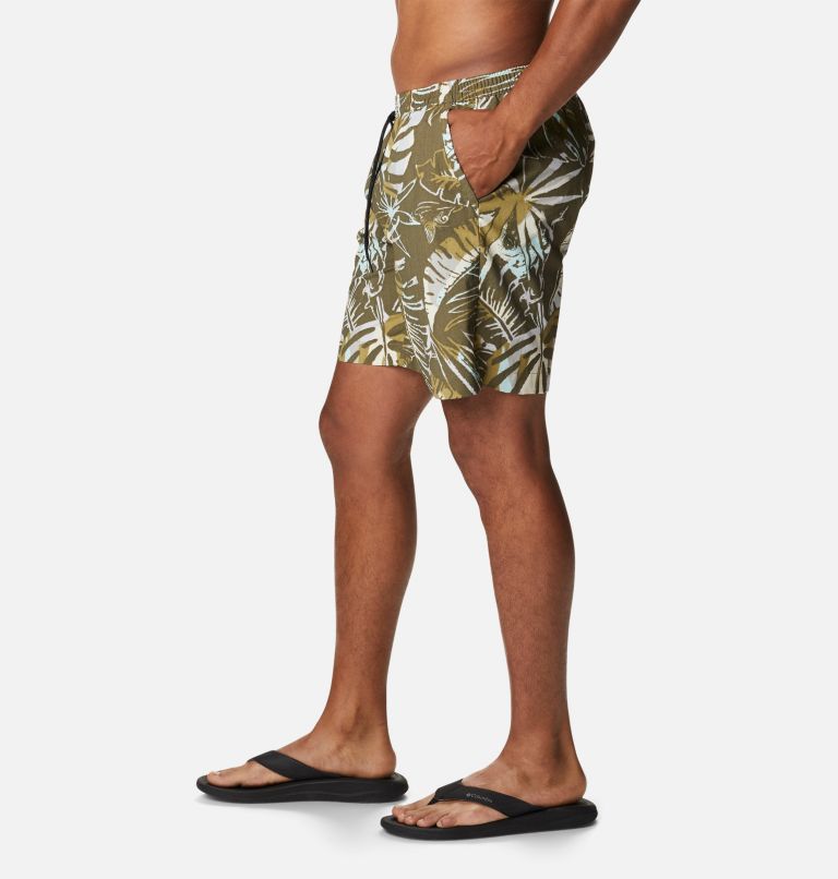Thumbnail: Men's Summerdry Shorts, Color: Stone Green King Palms Multi, image 3