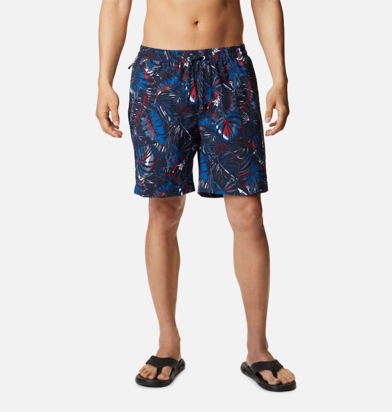 Thumbnail: Men's Summerdry Shorts, Color: Bright Indigo King Palms Multi, image 1