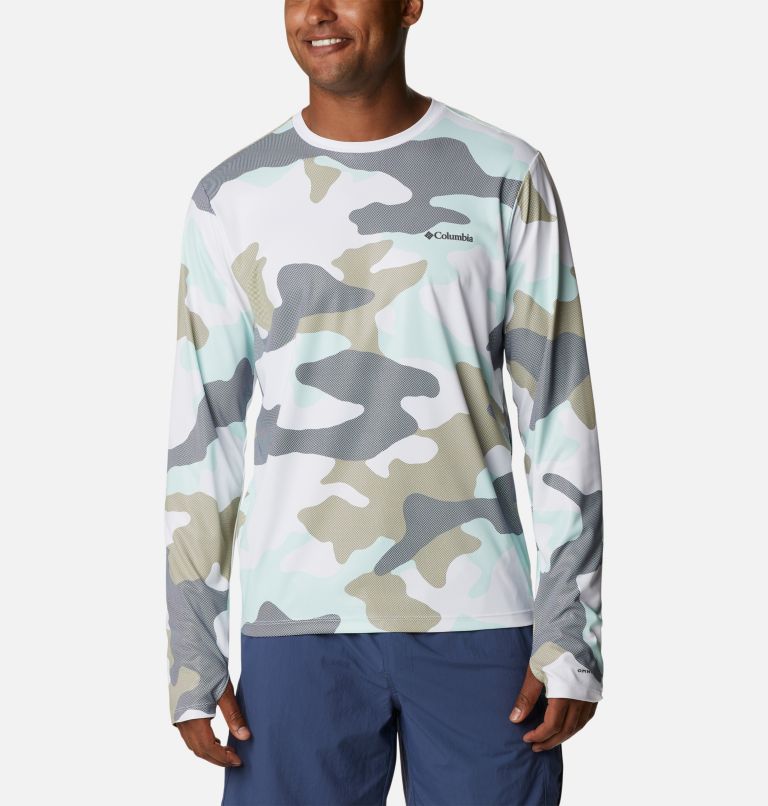 Chandail à manches longues Sun Deflector Summerdry pour homme, Color: Savory Mod Camo, image 1