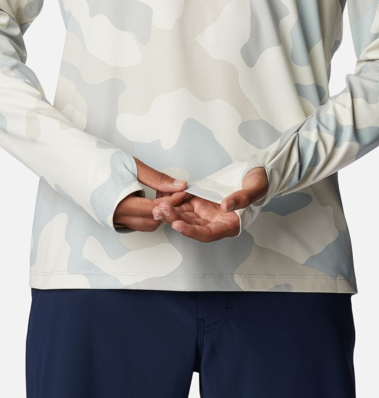 Thumbnail: Men's Sun Deflector Summerdry Long Sleeve Shirt, Color: Niagara Mod Camo, image 5