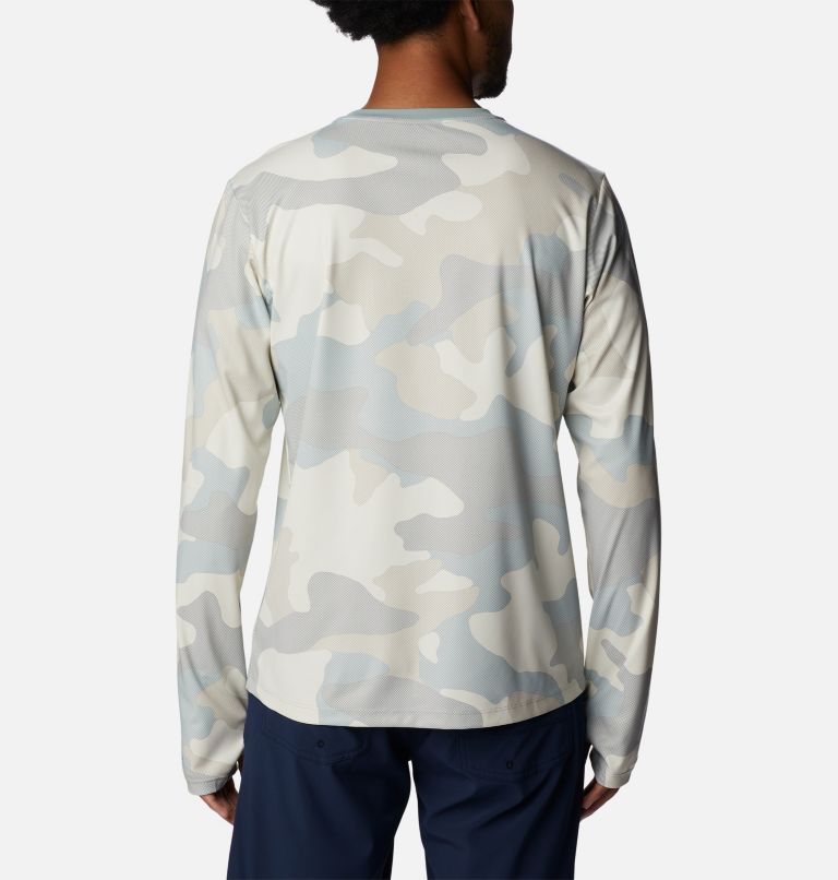 Men's Sun Deflector Summerdry Long Sleeve Shirt, Color: Niagara Mod Camo, image 2