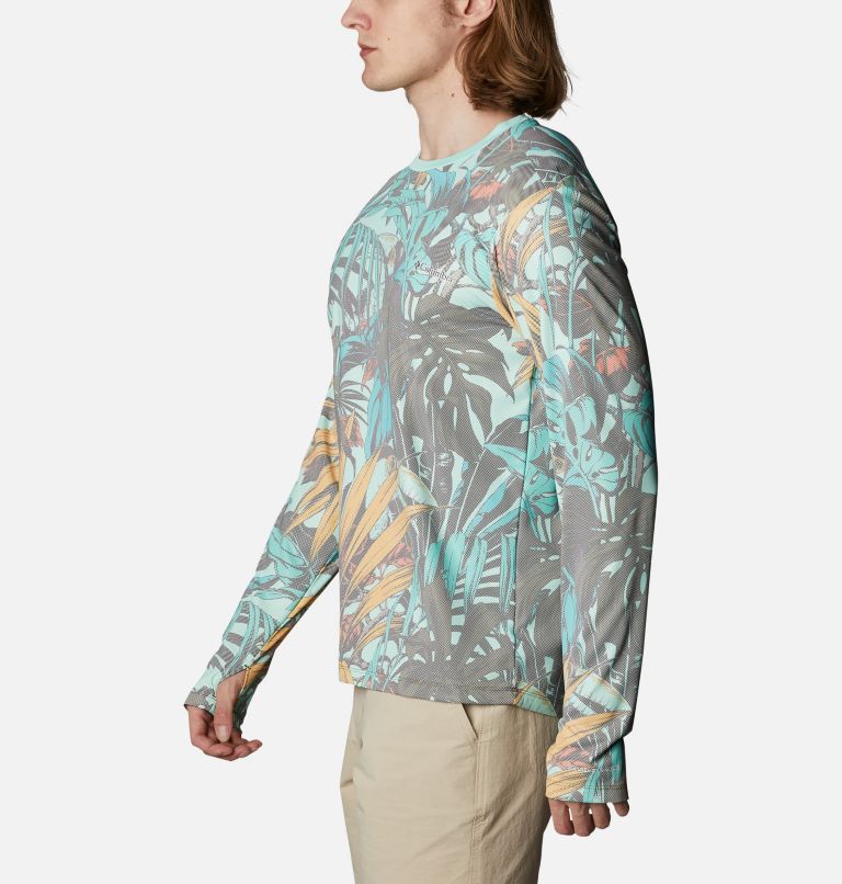 Chandail à manches longues Sun Deflector Summerdry pour homme, Color: Mint Cay Toucanical, image 3