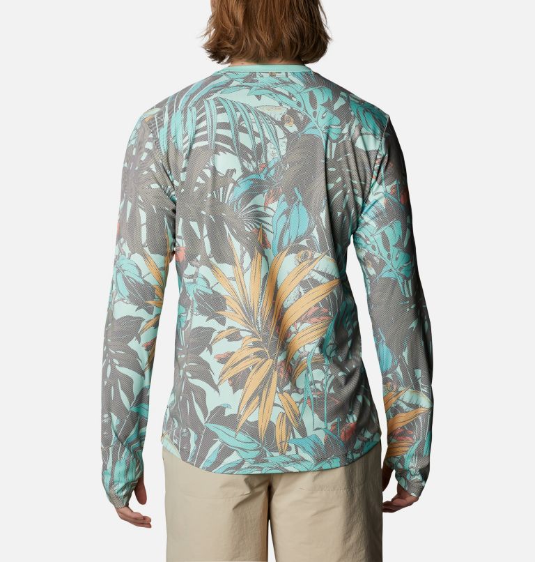 Chandail à manches longues Sun Deflector Summerdry pour homme, Color: Mint Cay Toucanical, image 2