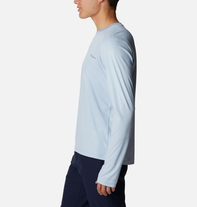 Men's Sun Deflector Summerdry Long Sleeve Shirt, Color: Jet Stream, image 3