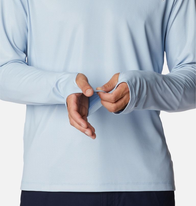 Men's Sun Deflector Summerdry Long Sleeve Shirt, Color: Jet Stream, image 5