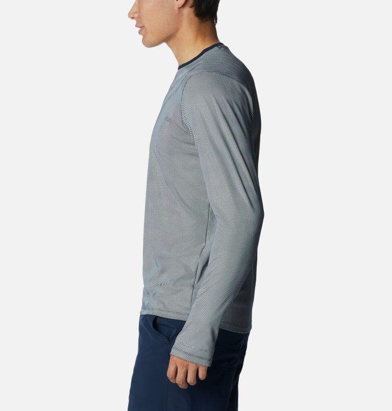 Men's Sun Deflector Summerdry Long Sleeve Shirt, Color: Collegiate Navy