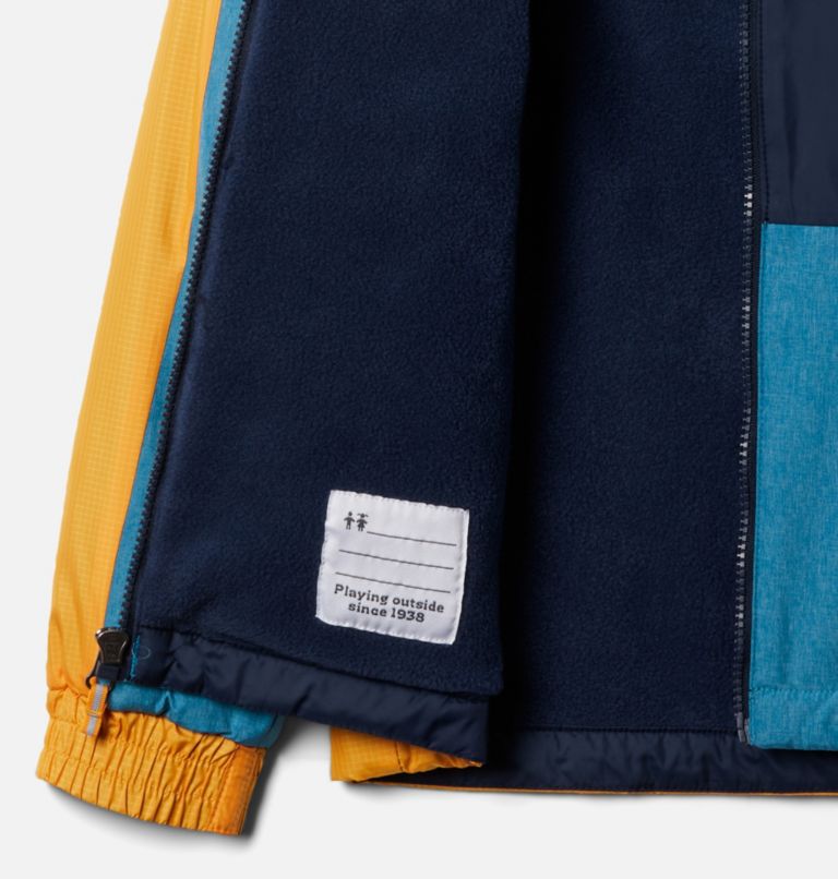 Coupe-vent doublé Point Park pour garçon, Color: Collegiate Navy, Deep Marine, Mango, image 3