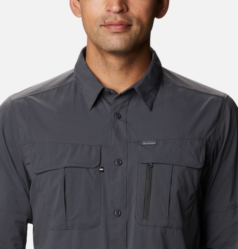 Chemise à manches longues Newton Ridge pour homme, Color: Shark, image 4