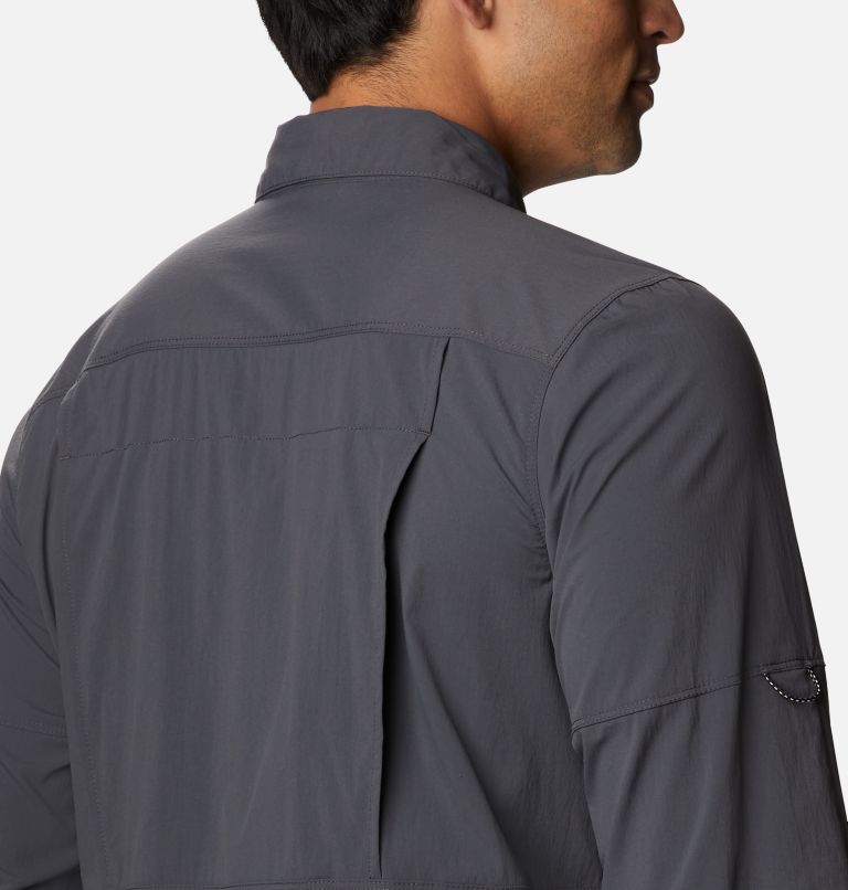 Thumbnail: Men's Newton Ridge Long Sleeve Shirt, Color: Shark, image 6