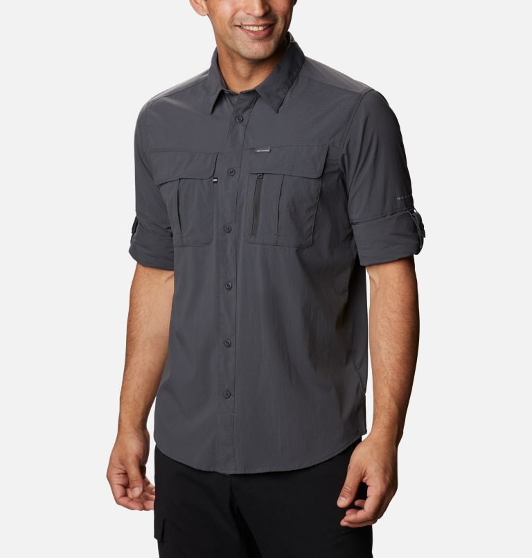 Men's Newton Ridge Long Sleeve Shirt, Color: Shark