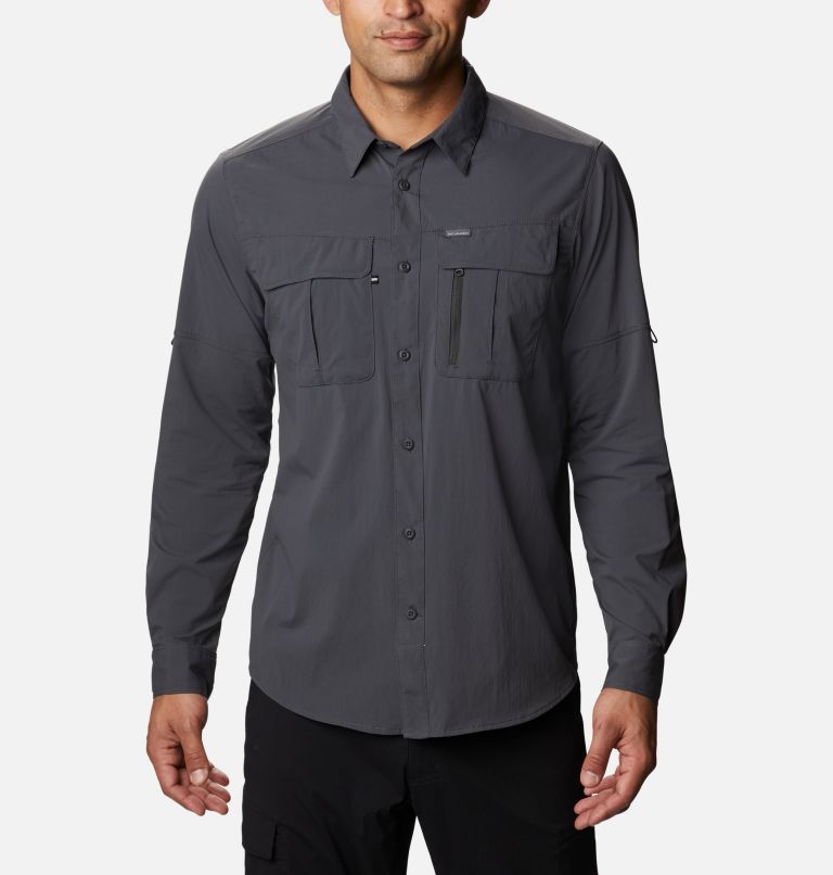 Chemise à manches longues Newton Ridge pour homme, Color: Shark, image 1