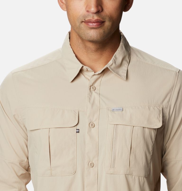 Thumbnail: Men's Newton Ridge Long Sleeve Shirt, Color: Ancient Fossil, image 4
