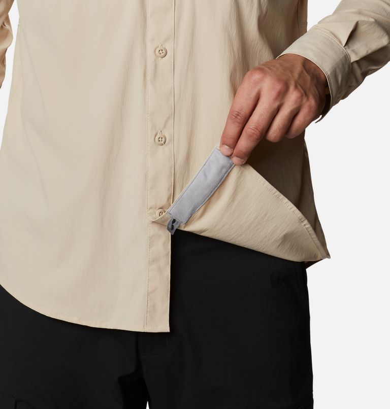 Thumbnail: Men's Newton Ridge Long Sleeve Shirt, Color: Ancient Fossil, image 5