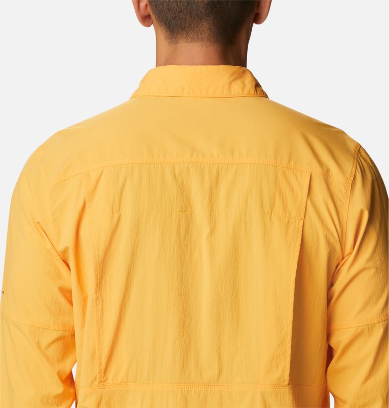 Men's Newton Ridge Long Sleeve Shirt, Color: Mango, image 5