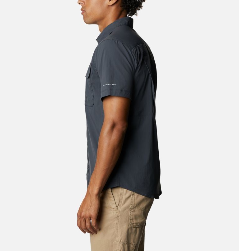 Men's Newton Ridge Short Sleeve Shirt, Color: Shark, image 3