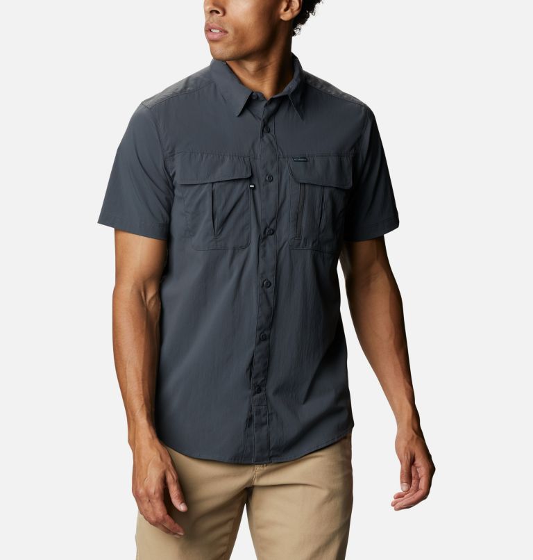 Men's Newton Ridge Short Sleeve Shirt, Color: Shark, image 1