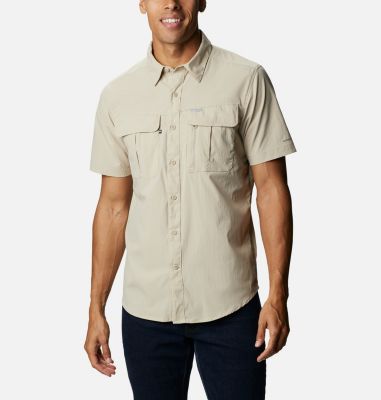 Men's Newton Ridge&trade; Short Sleeve Shirt Newton Ridge&trade; Short Sleeve | 011 | XL, Ancient Fossil, front