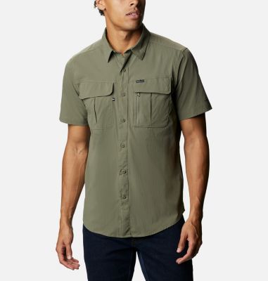 Men's Newton Ridge&trade; Short Sleeve Shirt Newton Ridge&trade; Short Sleeve | 011 | XL, Stone Green, front