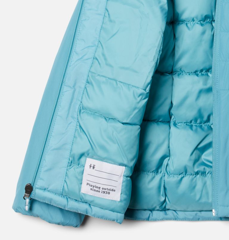 Girls' Windy Ways Jacket, Color: Sea Wave, image 3