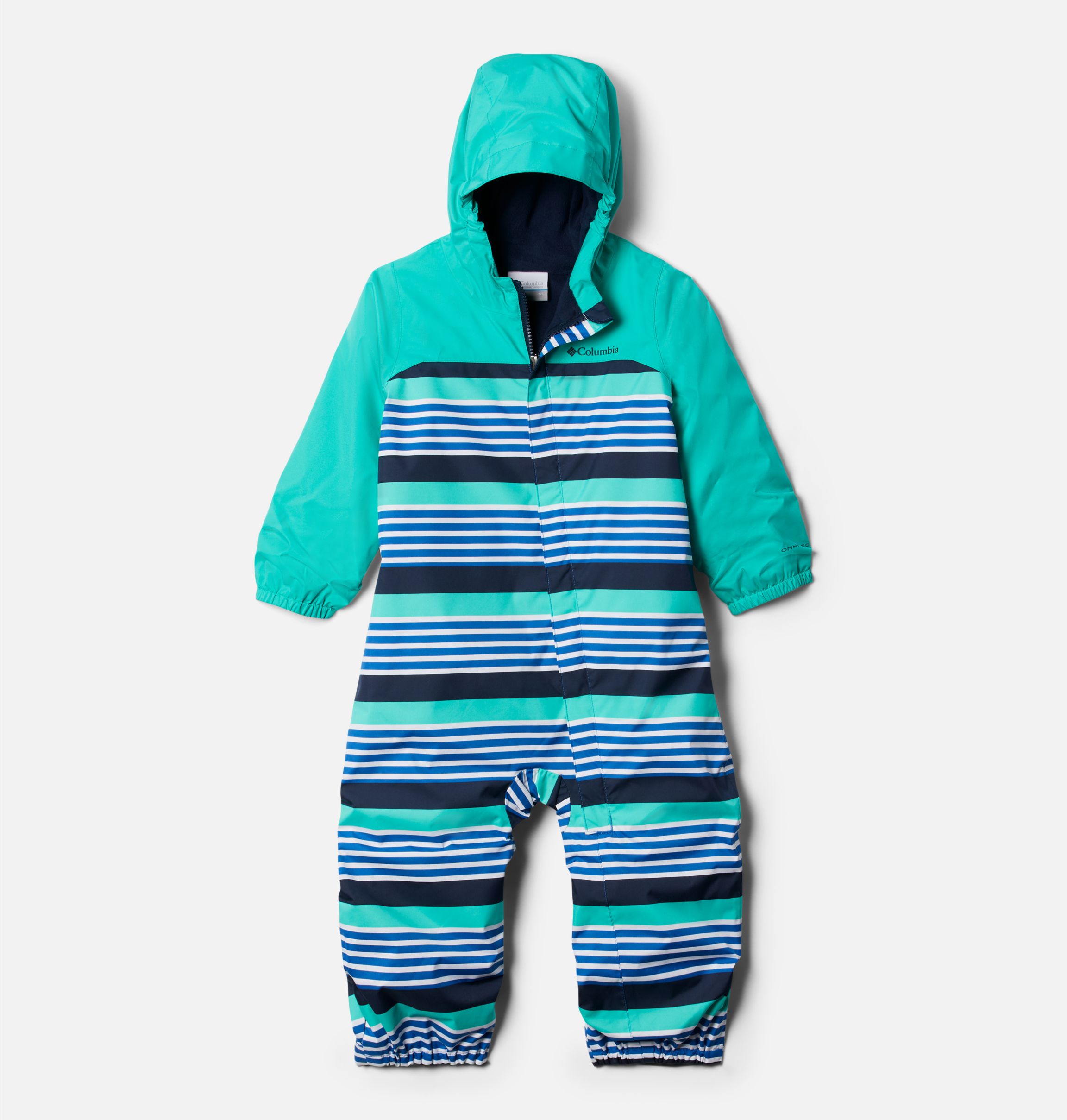 NWT Columbia Toddler Critter Jitters II unisex striped Rain Suit size retailer 18-24 m