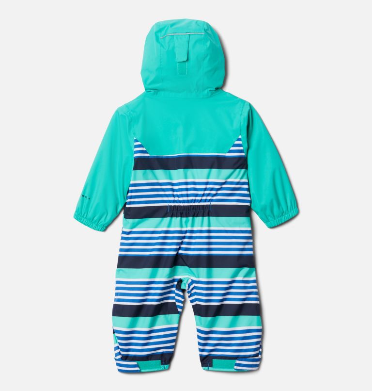 Combinaison de pluie Critter Jitters II pour bébé, Color: Bright Indigo Milo Stripe, Elctrc Turq, image 2