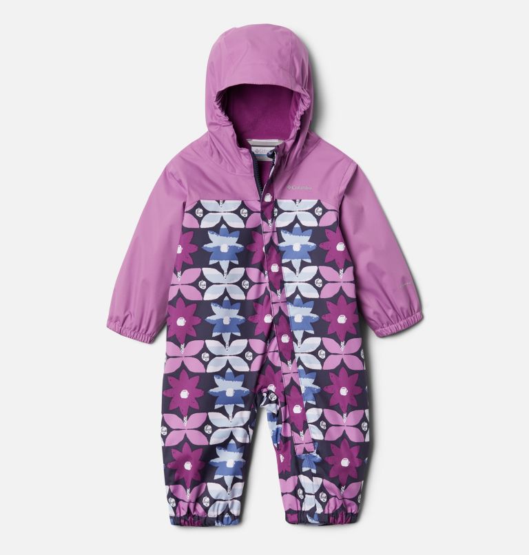 Combinaison de pluie Critter Jitters II pour bébé, Color: Nocturnal Nostalgia Floral, Blossom Pink, image 1