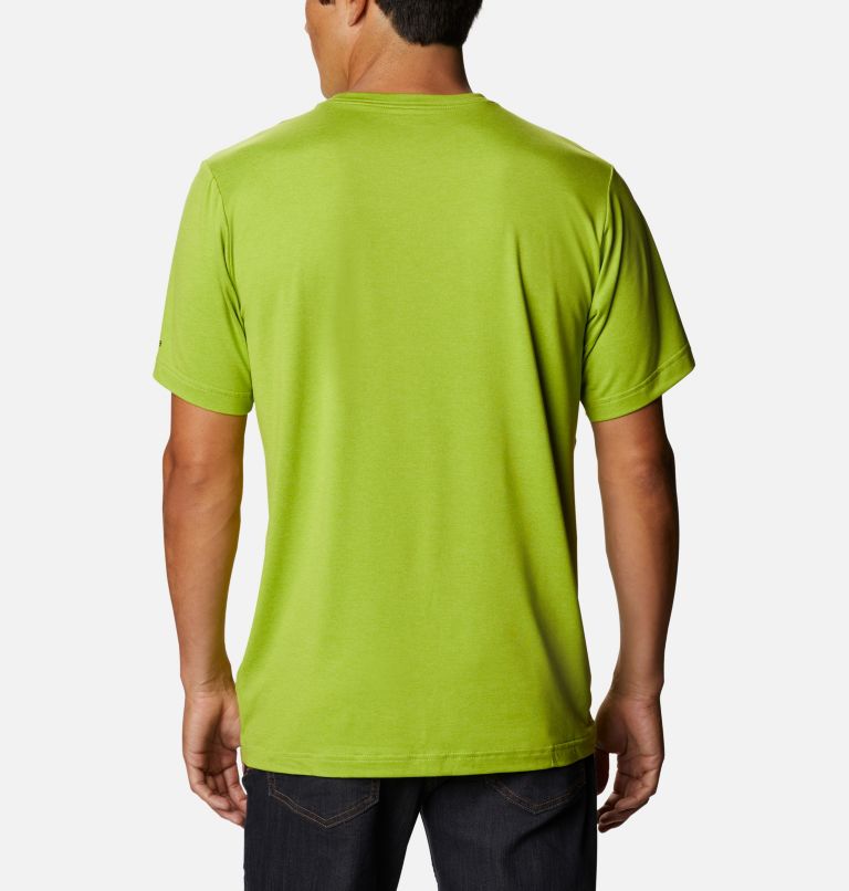 T-shirt imprimé Tech Trail Homme, Color: Matcha Tonal Peaks, image 2