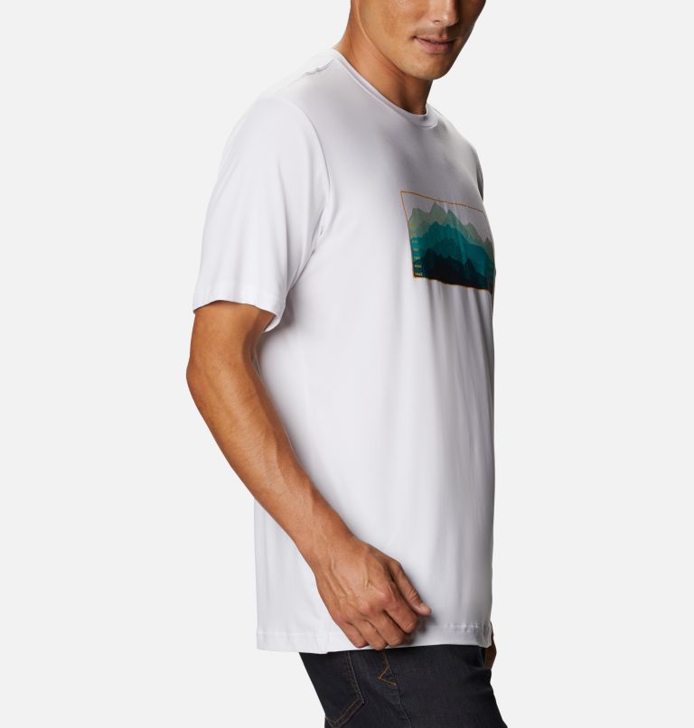 Tech Trail Graphic T-Shirt für Männer, Color: White Elevated Fill, image 5