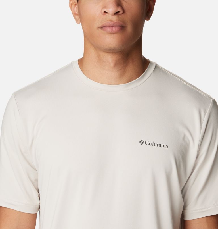 Men's Tech Trail Graphic T-Shirt, Color: Dark Stone, Slopes Graphic, image 4
