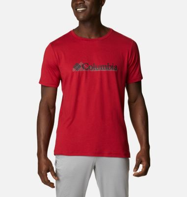 Men's Tech Trail&trade; Graphic T-Shirt Tech Trail&trade; Graphic Tee | 352 | L, Red Velvet Branded, front
