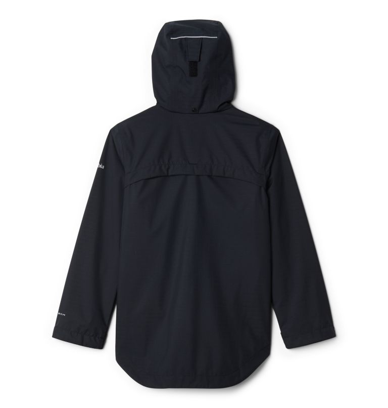 Girls' Vedder Park Waterproof Jacket, Color: Black, image 2