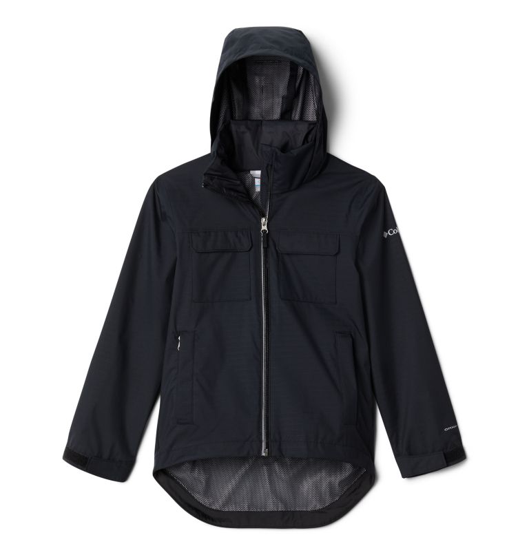 Girls' Vedder Park Waterproof Jacket, Color: Black, image 1