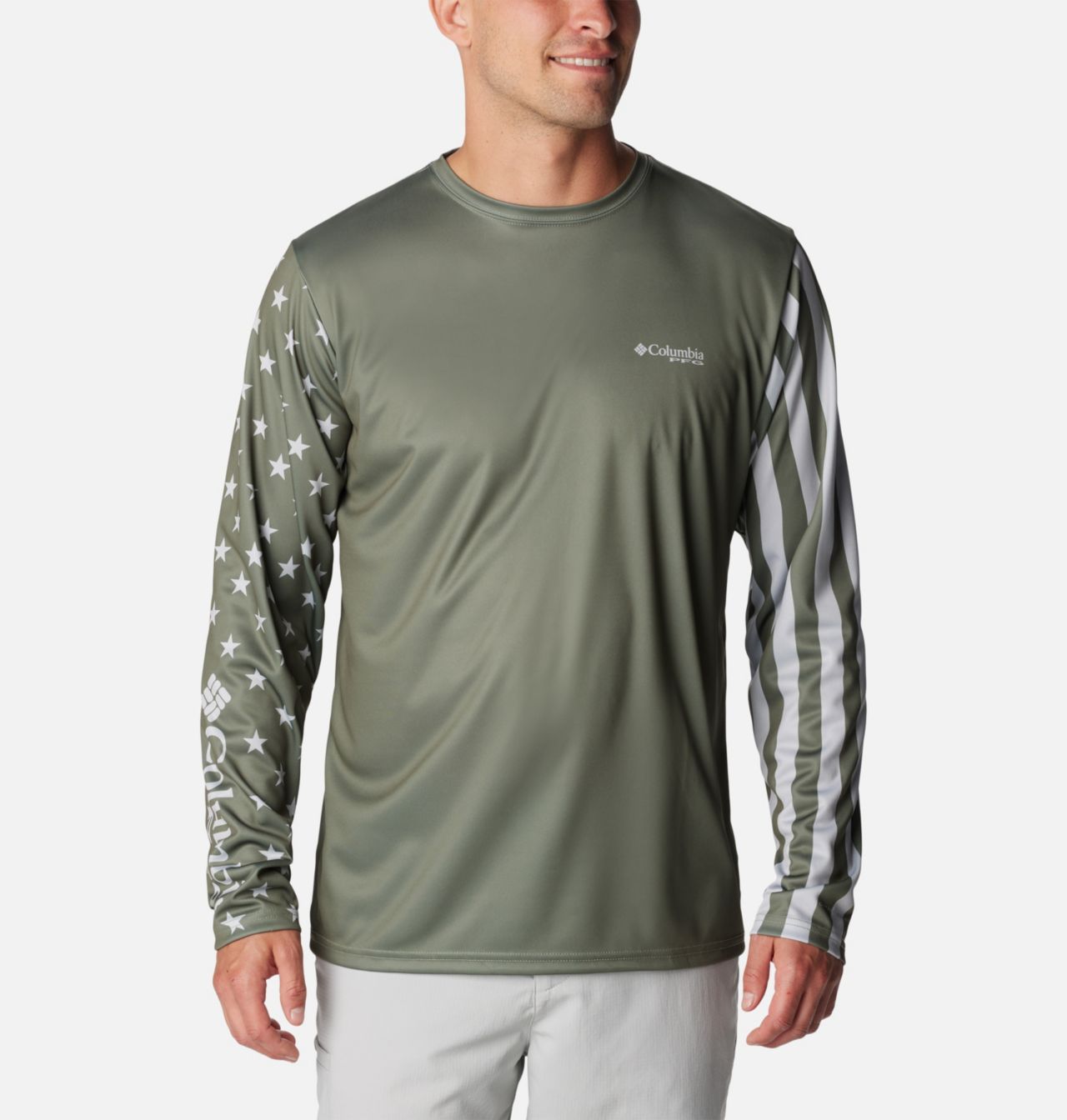 Men's PFG Terminal Tackle™ Americana Long Sleeve Shirt 1