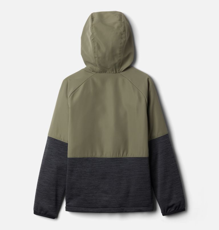 Thumbnail: Out-Shield Dry Fleece Full Zip | 397 | XL, Color: Stone Green, Black Heather, image 2