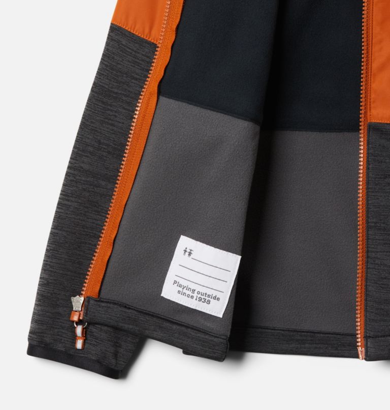 Thumbnail: Out-Shield Dry Fleece Full Zip | 858 | L, Color: Warm Copper, Black Heather, image 3
