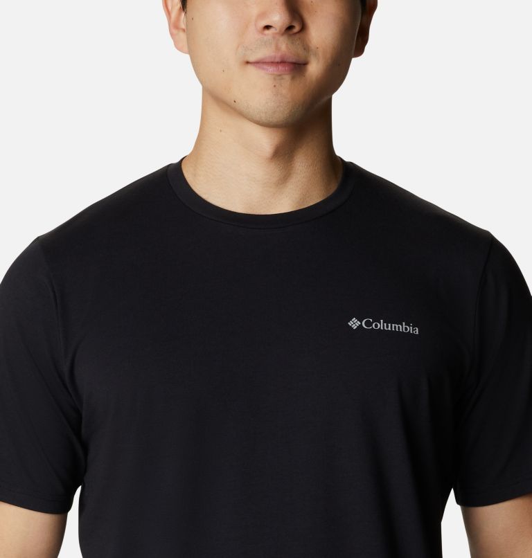 Men's Sun Trek Short Sleeve T-Shirt, Color: Black, image 4