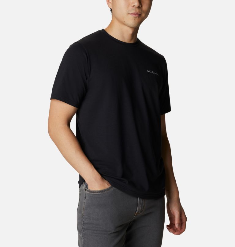 Men's Sun Trek Short Sleeve T-Shirt, Color: Black, image 5