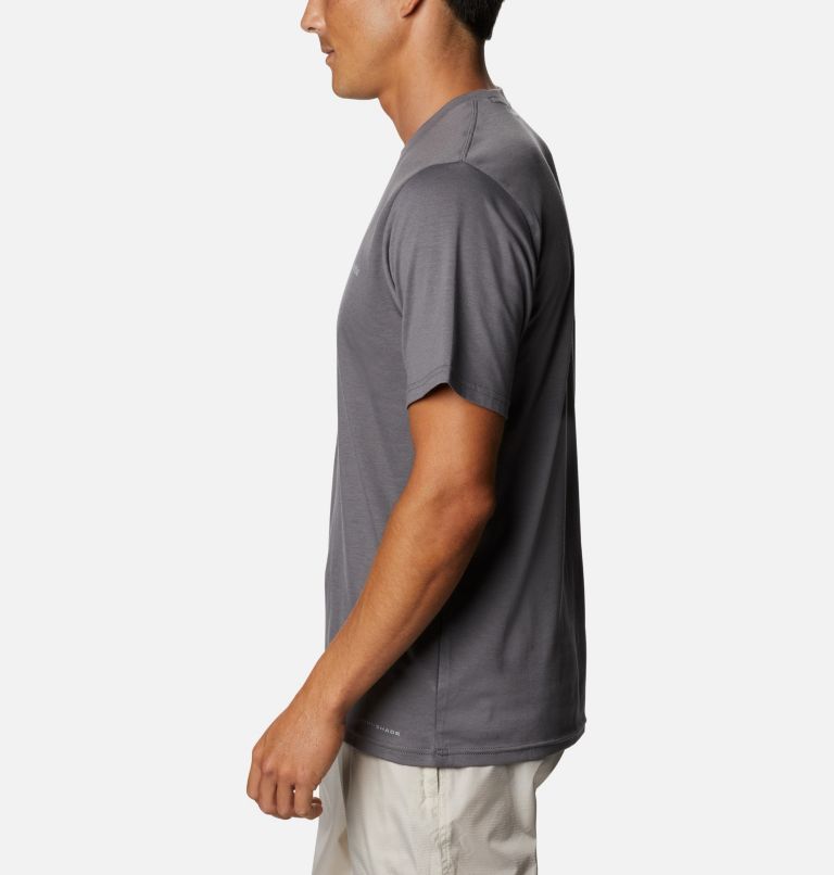 Men's Sun Trek Short Sleeve T-Shirt, Color: City Grey, image 3